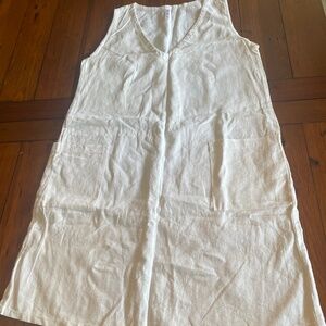 Simple White Shift Dress